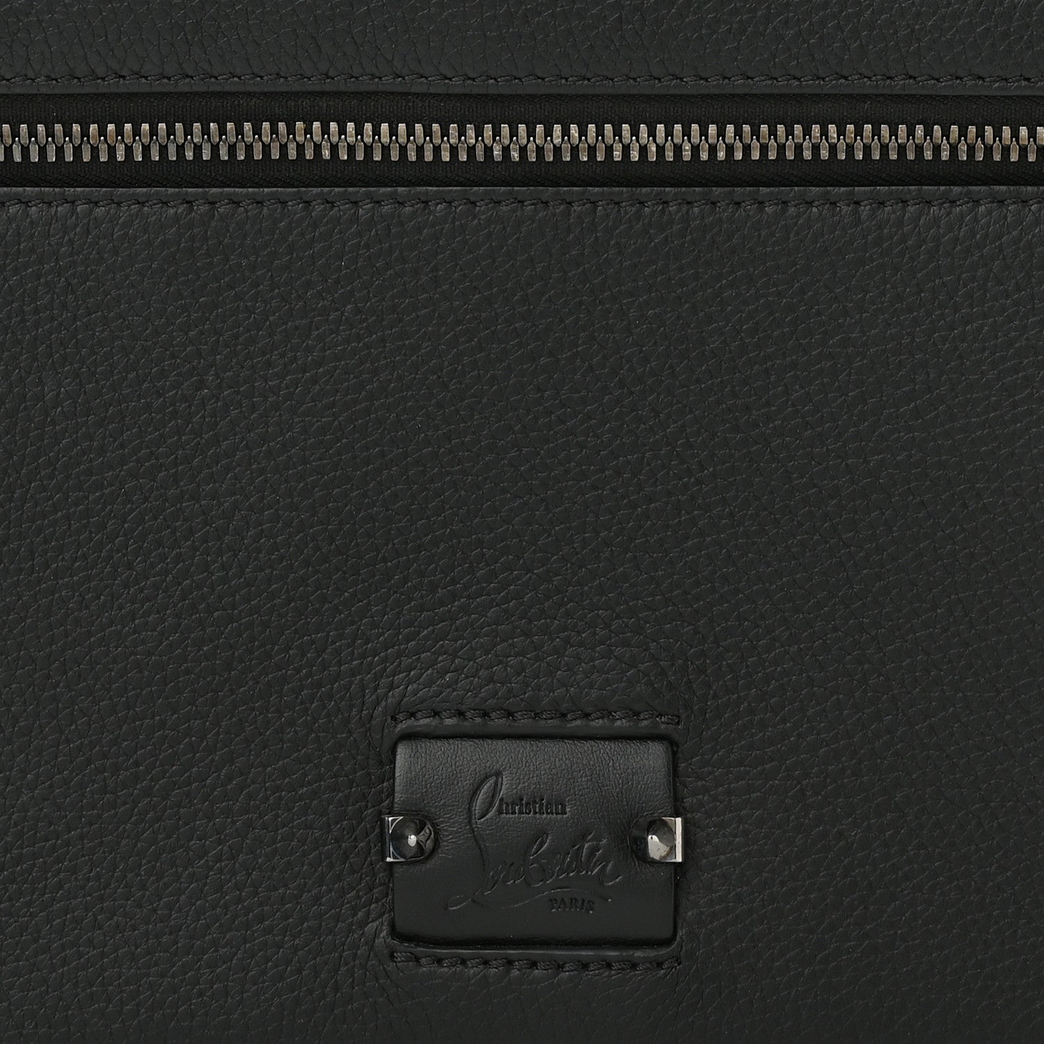Christian Louboutin Calfskin Kypipouch Small Top Handle Messenger Bag Black 8 of 11
