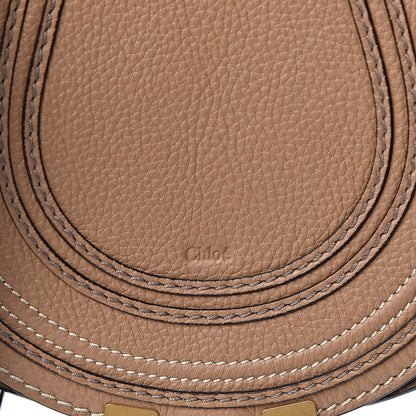 Chloe Calfskin Mini Marcie Round Crossbody Bag Nut 10 of 10