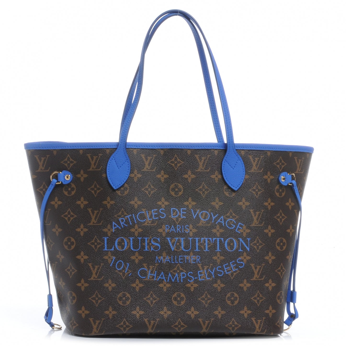 Monogram Articles de Voyage Ikat Neverfull MM Grand Blue