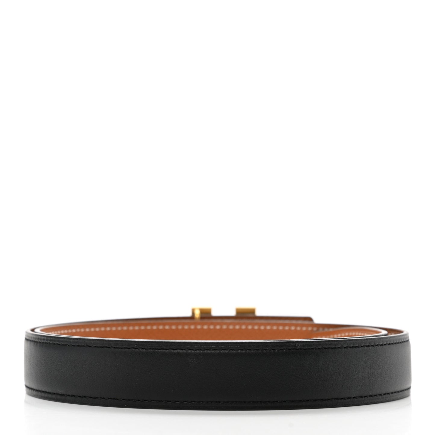 Swift Epsom 24mm Medor H Belt 75 Black Gold