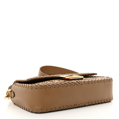 Fendi Vitello King Ceylon Intreccio Baguette  Sand 4 of 11