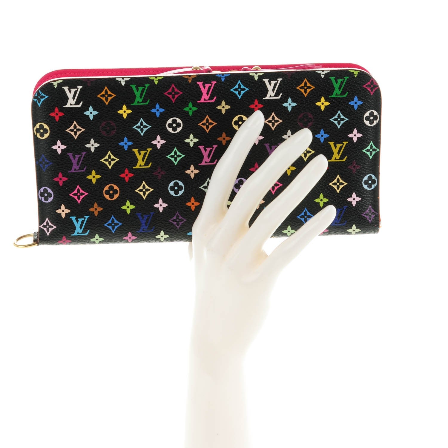 Louis Vuitton Monogram Multicolor Insolite Wallet Black Grenade 2 of 7
