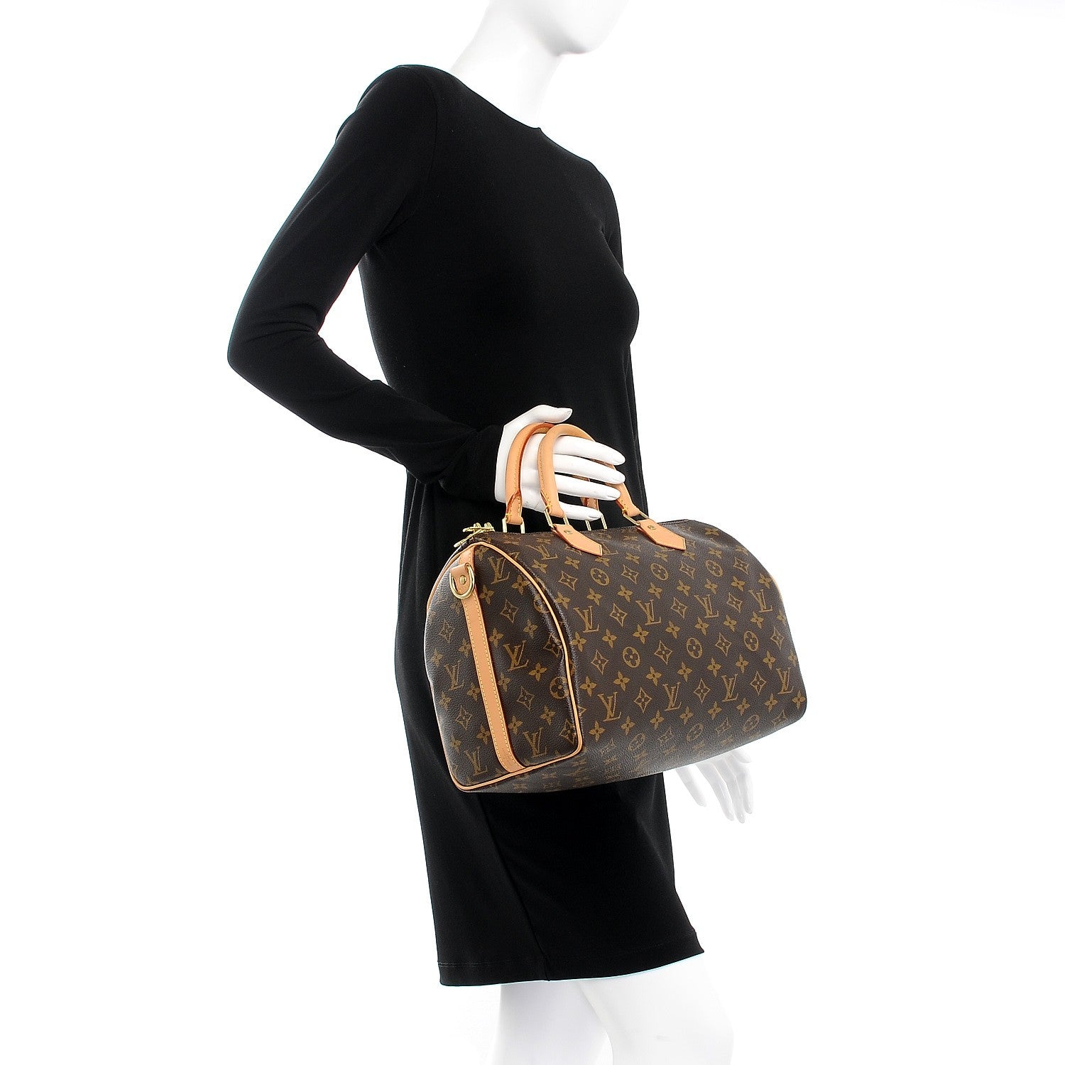Louis Vuitton Monogram Speedy Bandouliere 30 3 of 15