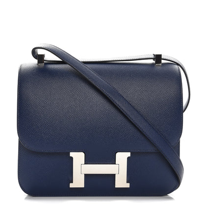 Hermes Epsom Constance 24 Bleu Saphir 1 of 19