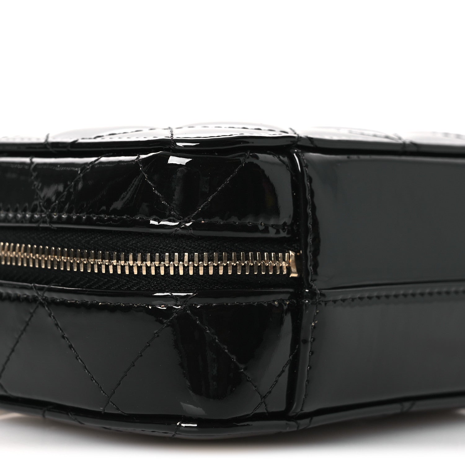 Chanel Patent Quilted Top Handle Mini Vanity Case Black 1868095