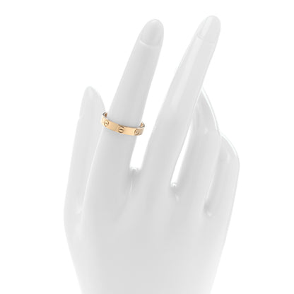 Cartier 18K Yellow Gold 3.5mm LOVE Wedding Band Ring 54 7 2 of 4