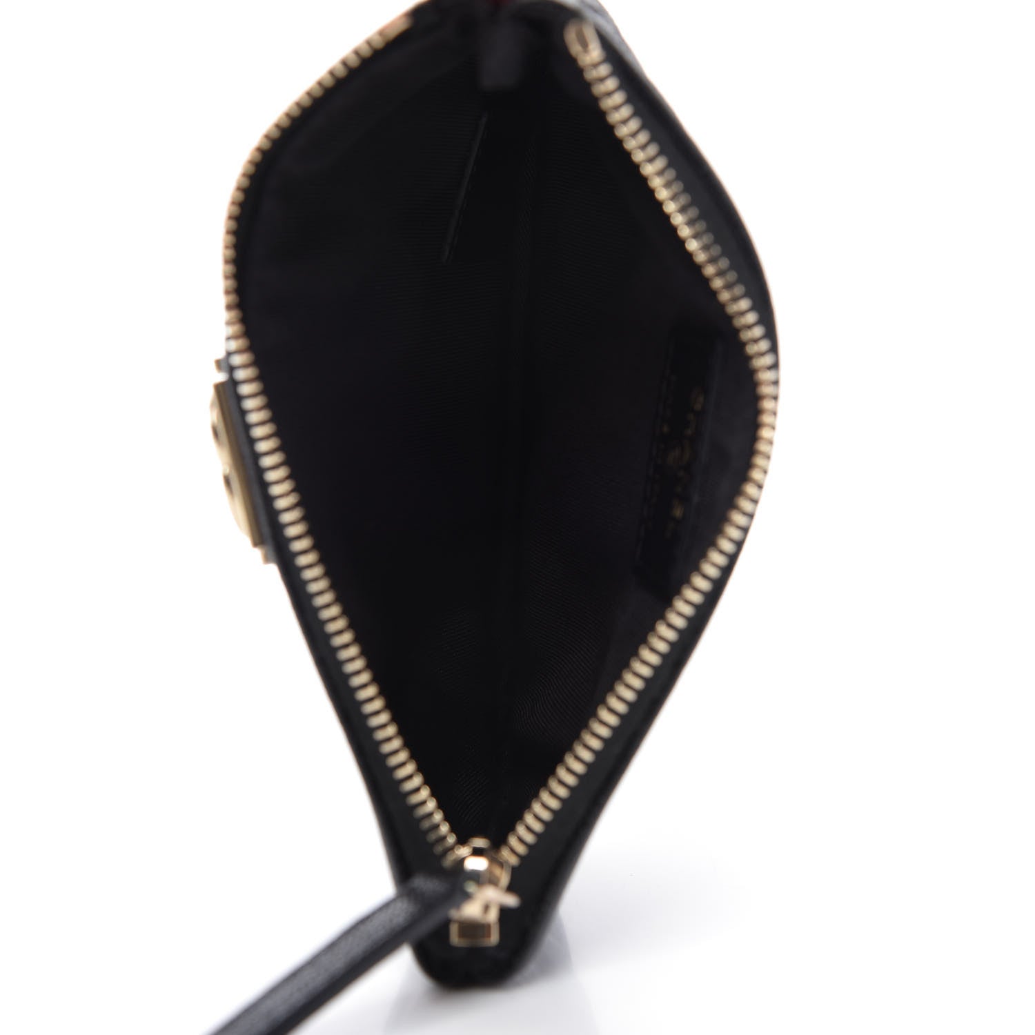 Chanel Caviar Quilted Zipped Boy Pouch Black 5 of 8