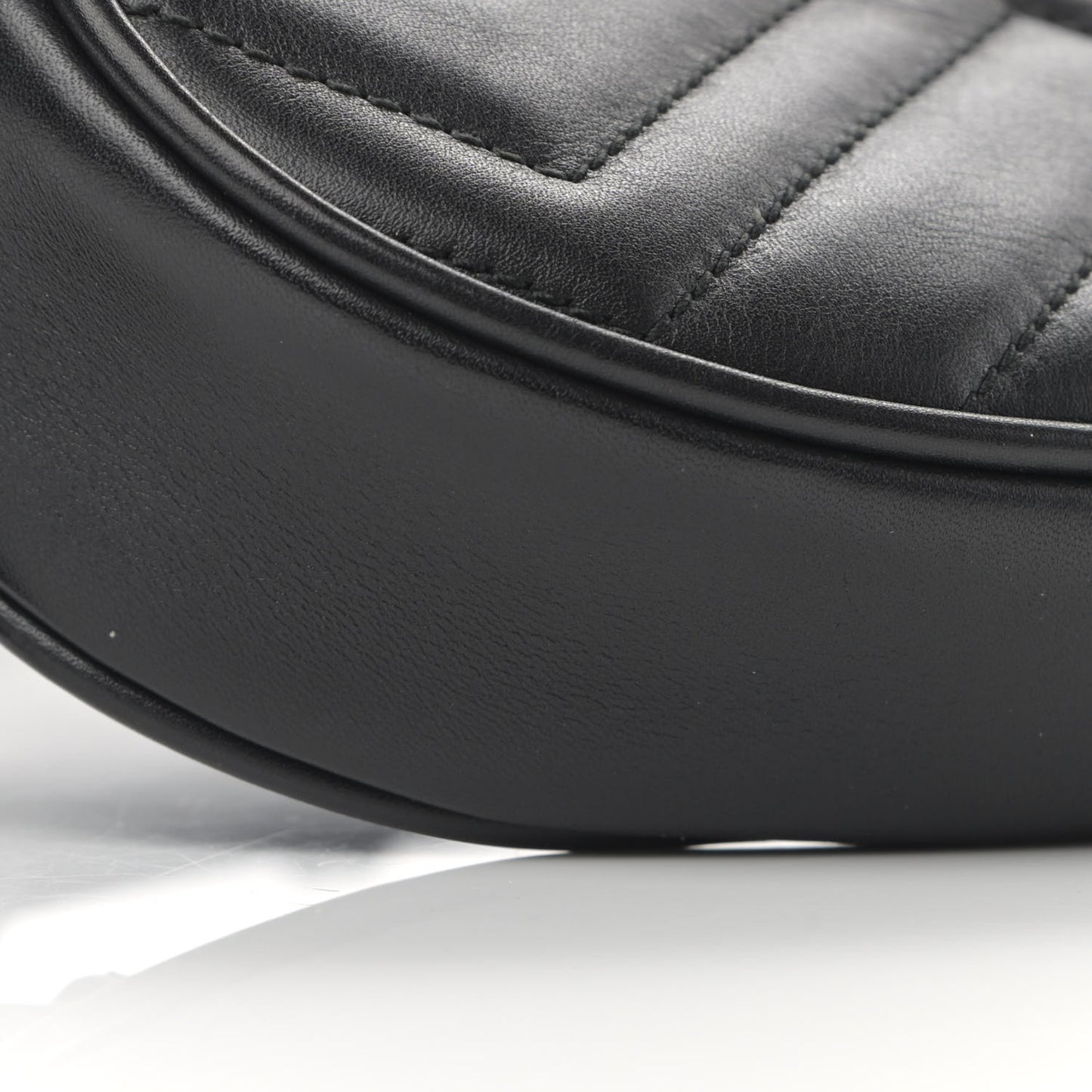 Calfskin Matelasse GG Marmont Belt Bag 85 34 Black