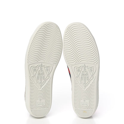 Gucci GG Supreme Monogram Womens Ace Low-Top Sneaker 37.5 Beige 5 of 9