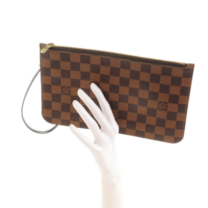 Louis Vuitton Damier Ebene Neverfull MM GM Pochette 2 of 7