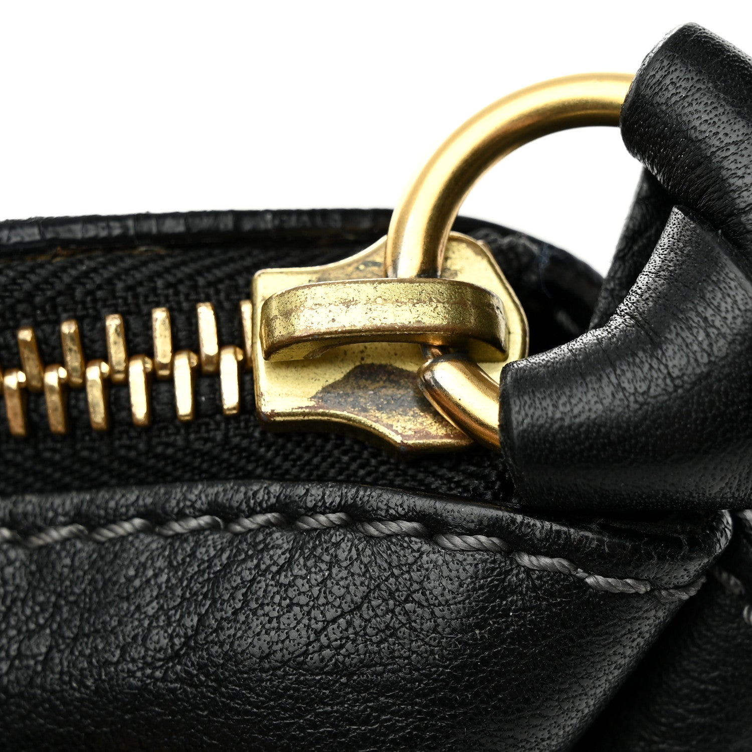 Chloe Calfskin Large Marcie Satchel Black 22 of 22