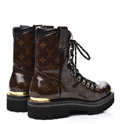 Louis Vuitton Monogram Glaze Mens Outland Ankle Boots 9.5 Ebene 4 of 7