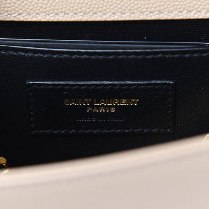 Saint Laurent Grain De Poudre Small Monogram Kate Satchel Nude Powder 7 of 9