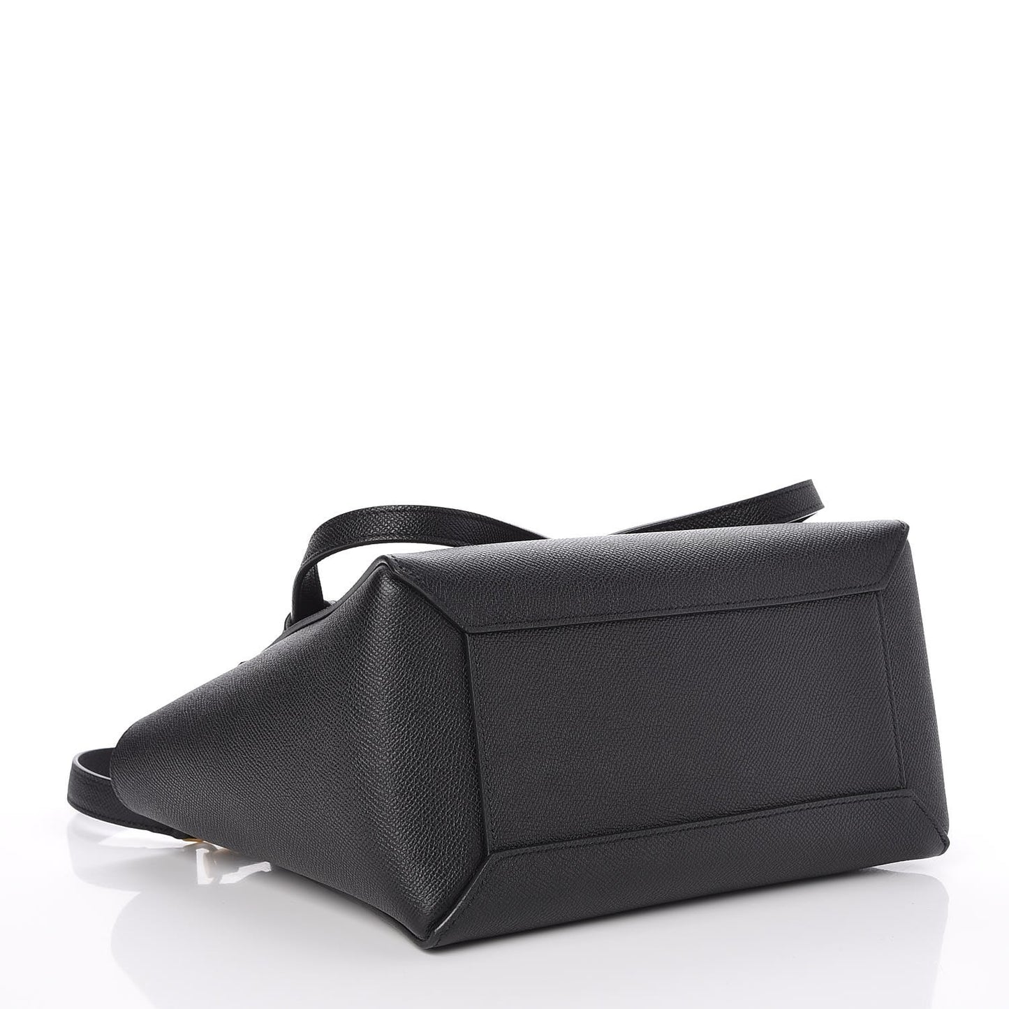 Grained Calfskin Micro Belt Bag Black