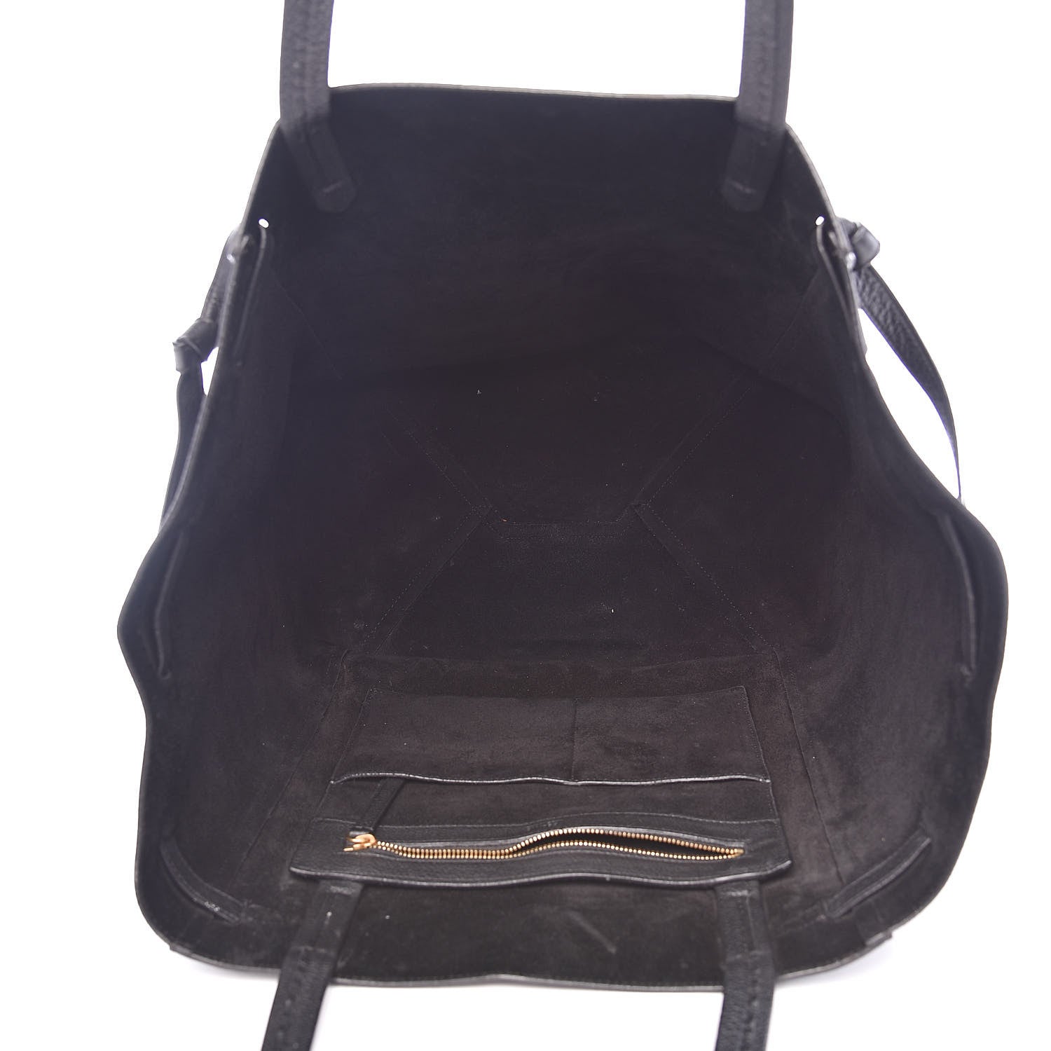 Celine Soft Grained Calfskin Medium Cabas Phantom Black 5 of 15
