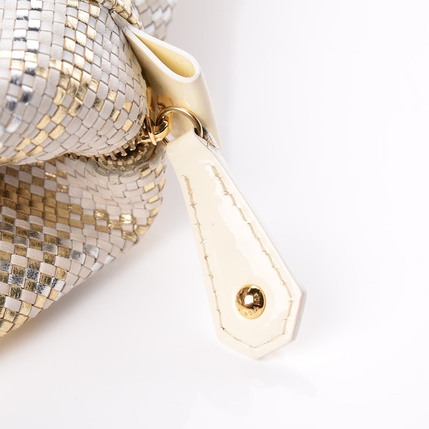 Braided Street Shopper PM Gold