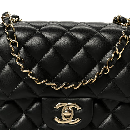 Chanel Lambskin Quilted Mini Square Flap Black 8 of 11