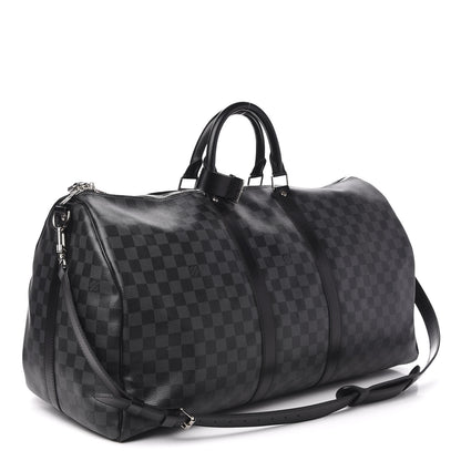 Louis Vuitton Damier Graphite Keepall Bandouliere 55 2 of 9