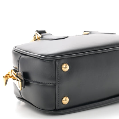 Miu Miu Calfskin Mini Arcadie Top Handle Bag Black 8 of 10