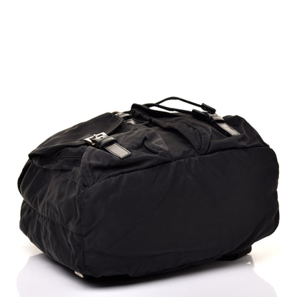 Prada Tessuto Nylon Vela Saffiano Large Backpack Black 3 of 13