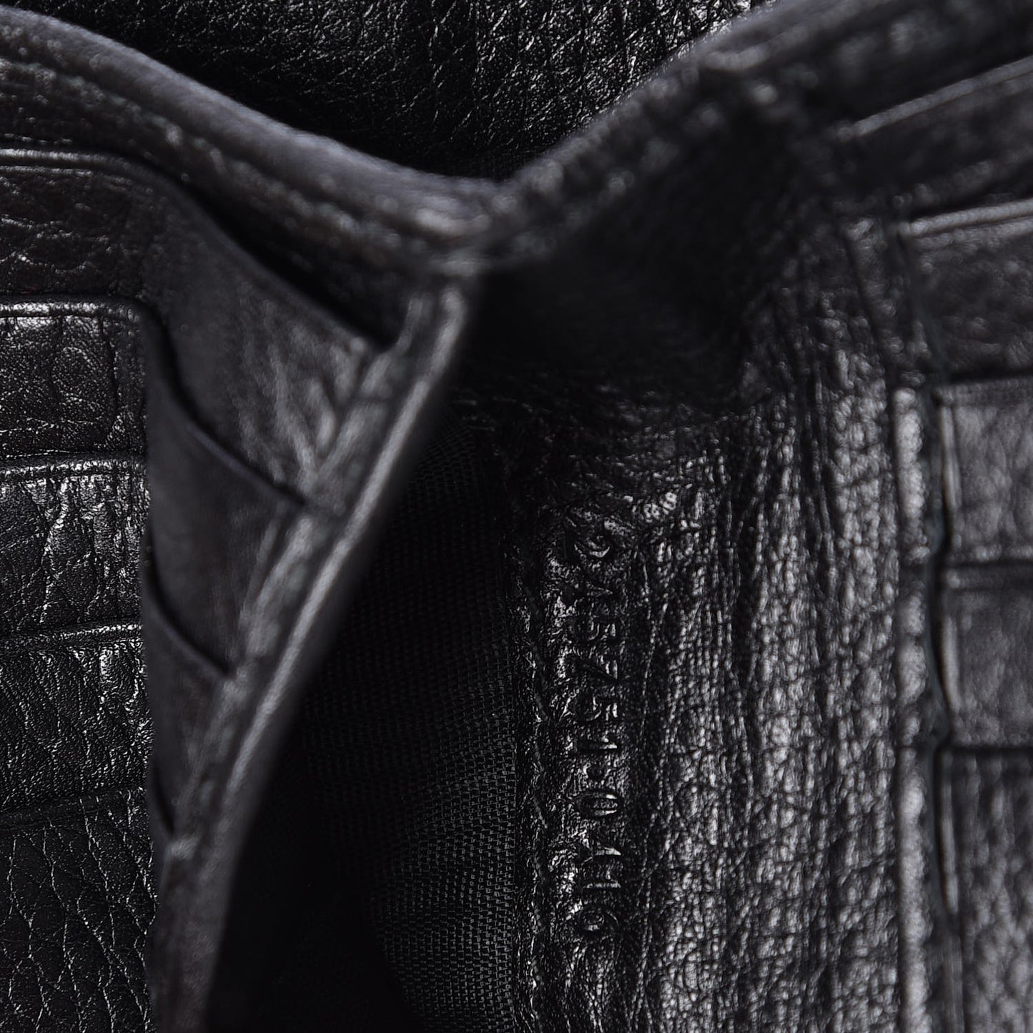 Calfskin Web Horsebit French Flap Wallet Black