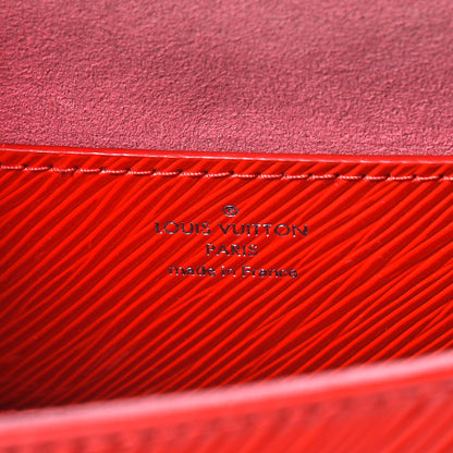 Louis Vuitton Epi Twist Shoulder Bag MM Coquelicot 6 of 10