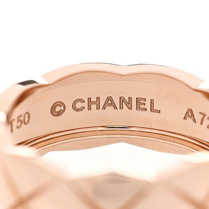Chanel 18K Beige Gold Small Coco Crush Ring 50 5.25 4 of 8