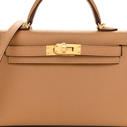 Hermes Epsom Horseshoe Mini Kelly Sellier 20 Chai 8 of 11