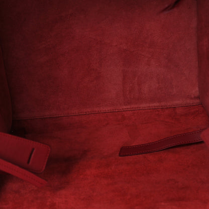 Celine Supple Calfskin Medium Phantom Luggage Red 5 of 11