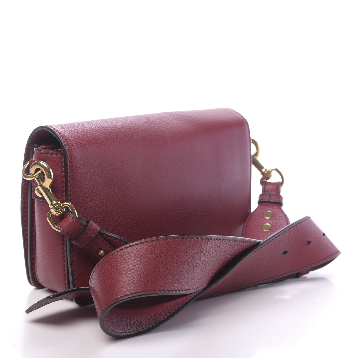 Christian Dior Grained Calfskin Dio(r)evolution Flap Bag Dark Red 3 of 15