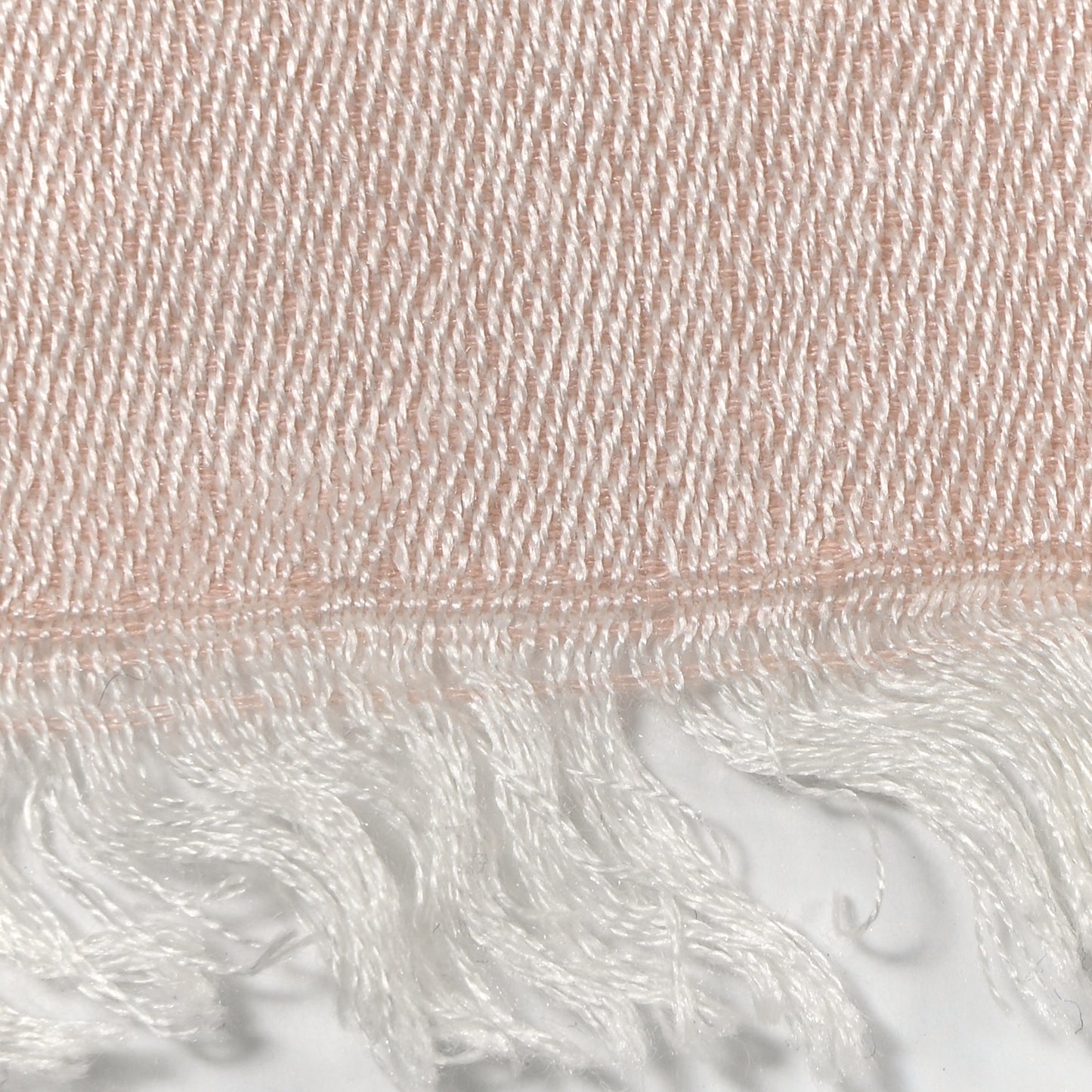 Silk Wool Monogram Denim Shawl Rose