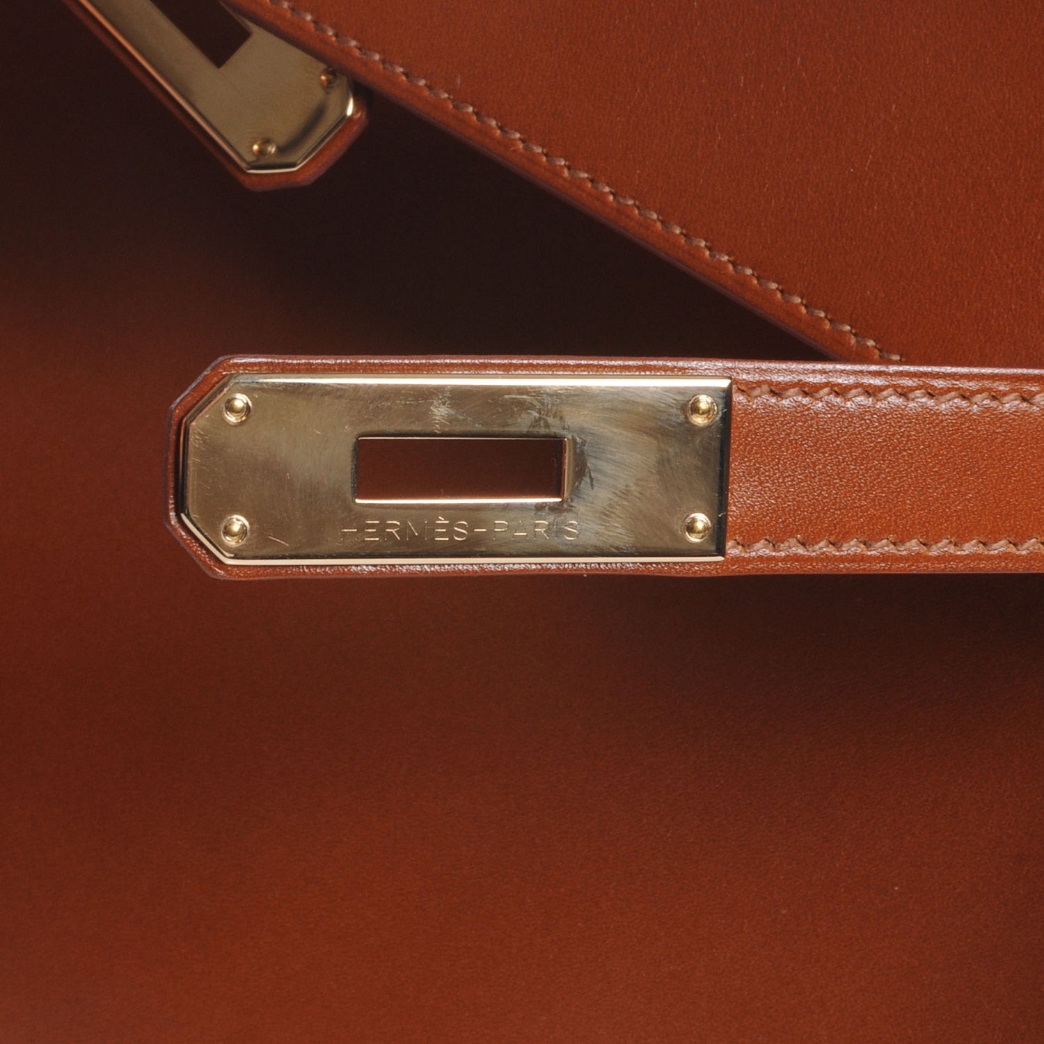 Hermes Tadelakt Ghillies Kelly 32 Fauve 8 of 9