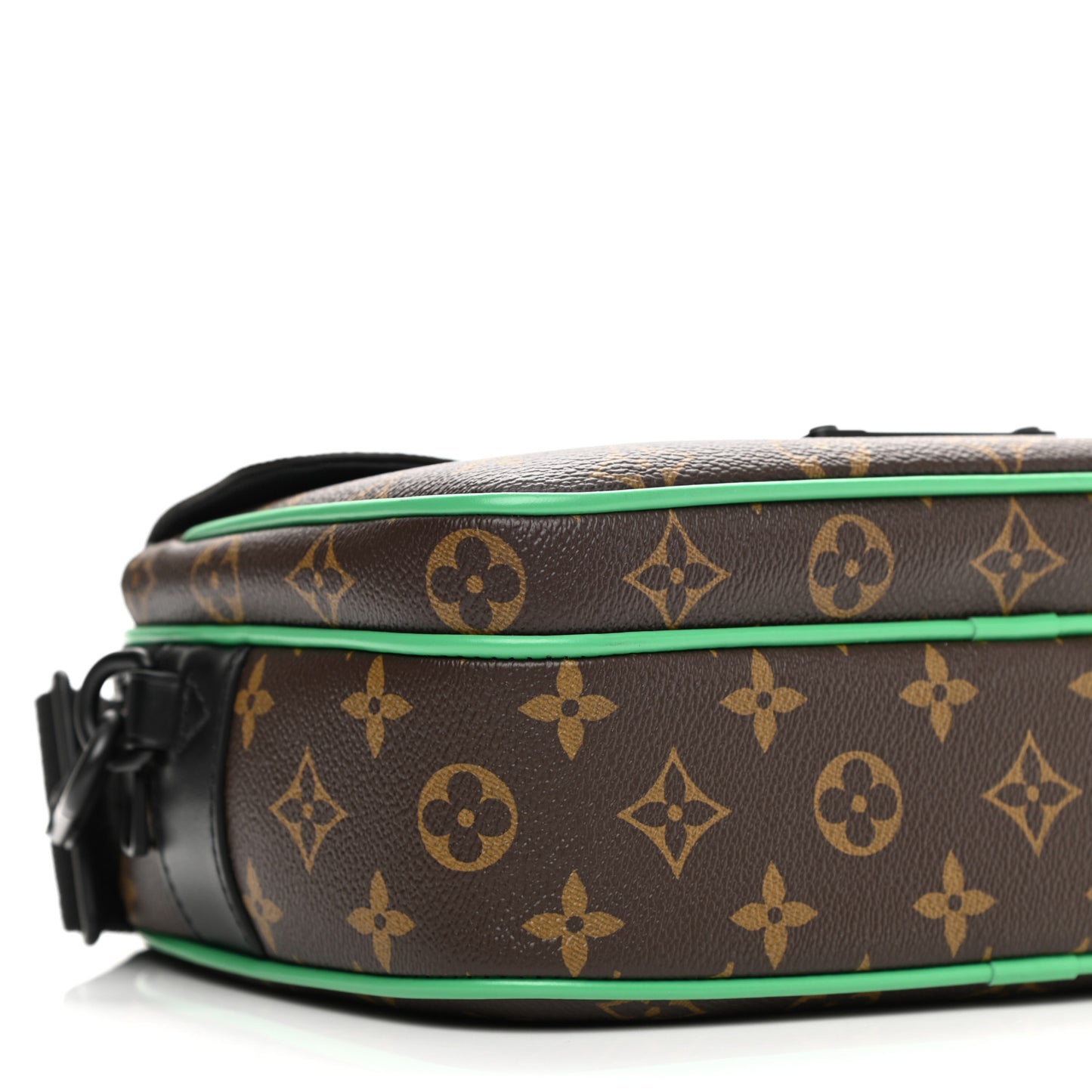 Monogram Macassar S Lock Messenger Minty Green