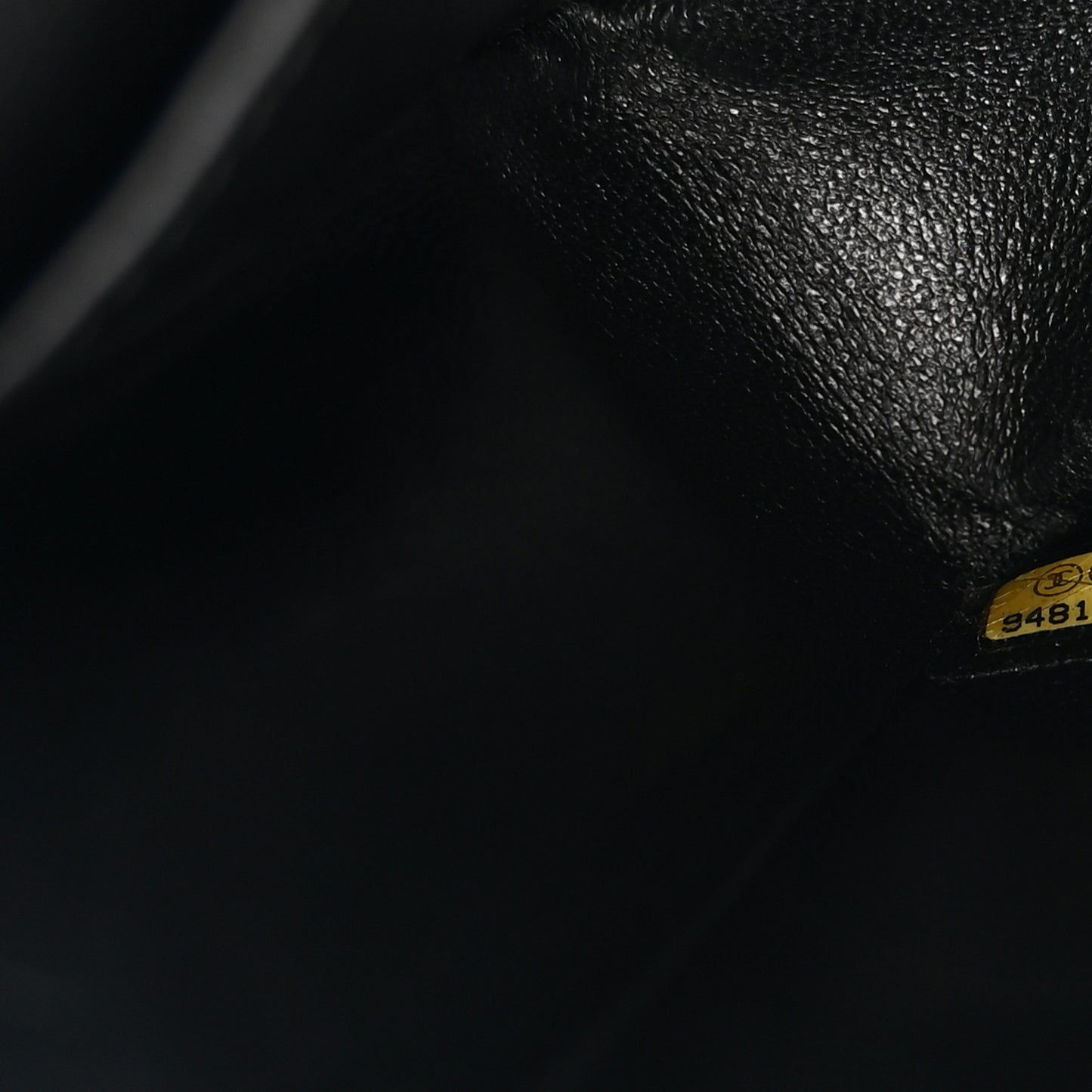 Tweed Quilted Medium Double Flap Black