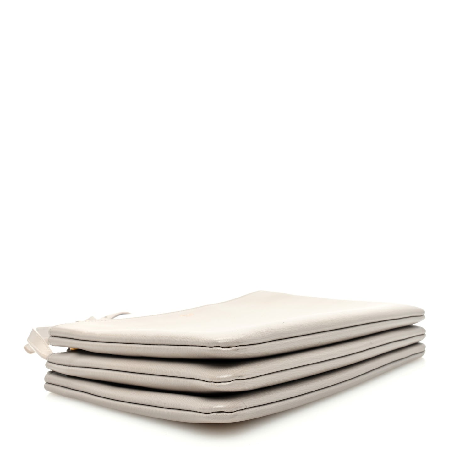 Liege Calfskin Large Trio Crossbody Bag Powder