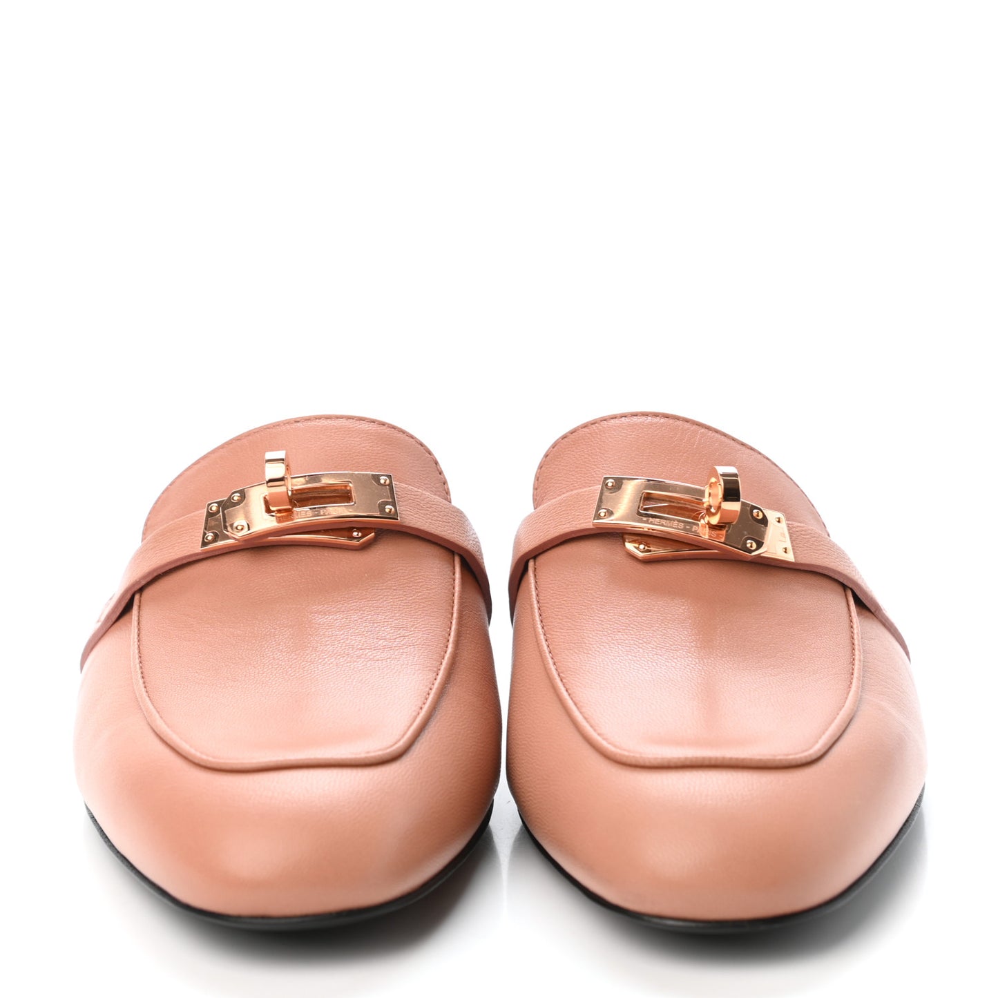 Goatskin Oz Mules 37.5 Rose Aube