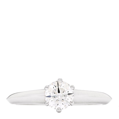 Tiffany Platinum Diamond .52ct Solitaire Engagement Ring 52 6 1 of 6