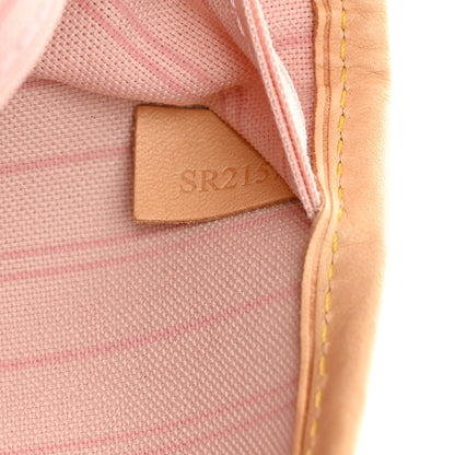 Louis Vuitton Damier Azur Neo Neverfull MM Rose Ballerine 7 of 10