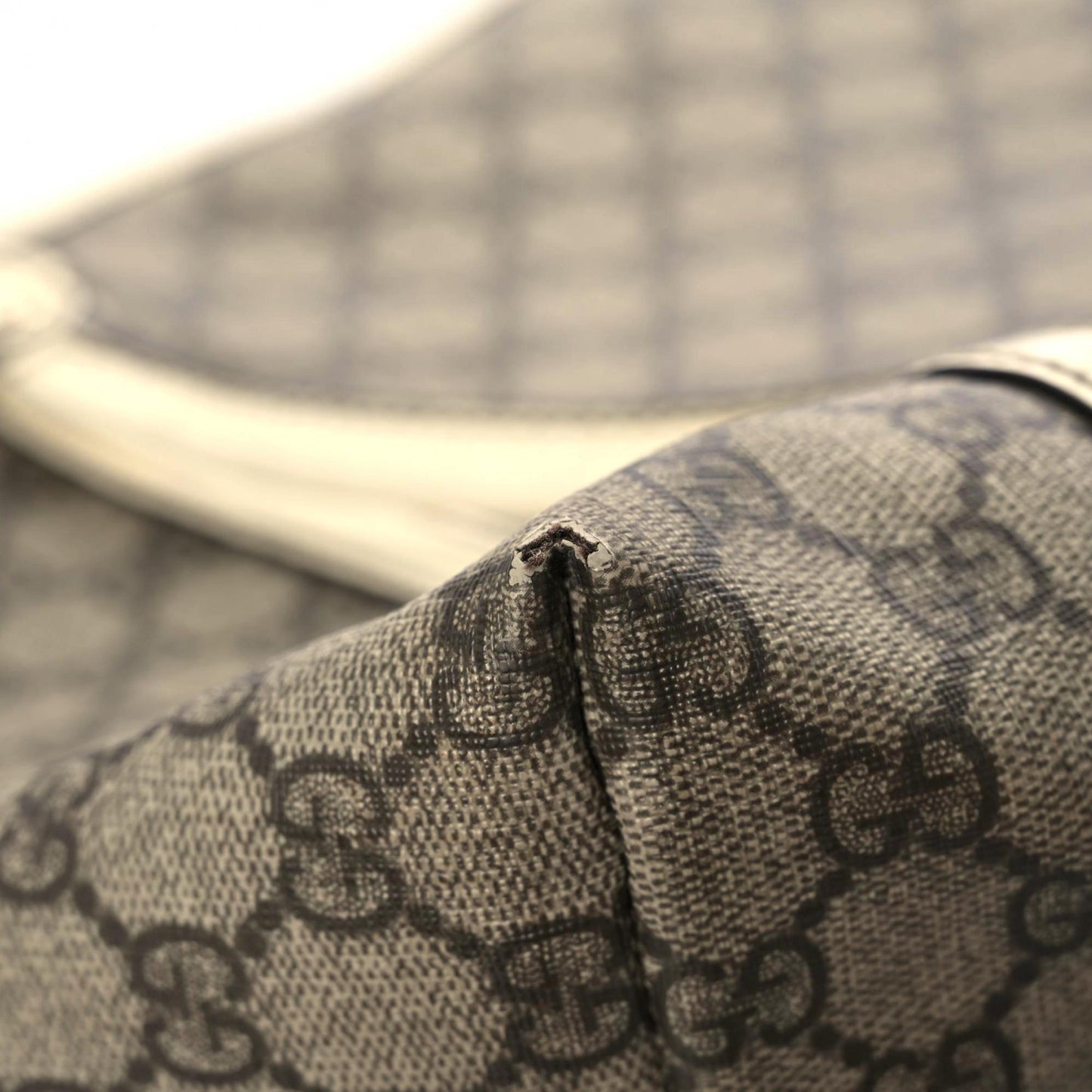 GG Plus Monogram Medium Joy Tote Off White