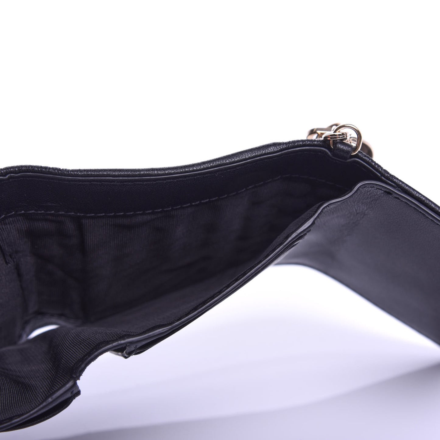 Lambskin Cannage Lady Dior Lotus Wallet Black