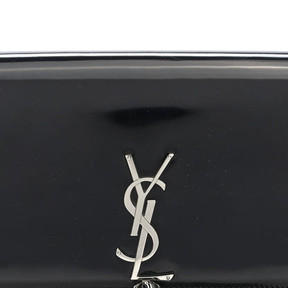 Saint Laurent Patent Cassandre Tassel Clutch Black 7 of 9