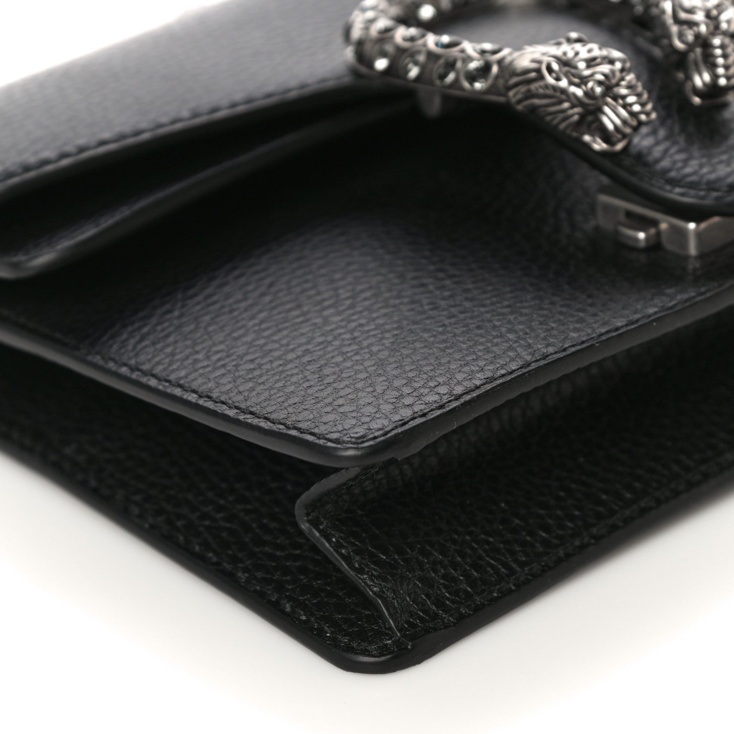 Gucci Calfskin Mini Dionysus Shoulder Bag Black 10 of 13