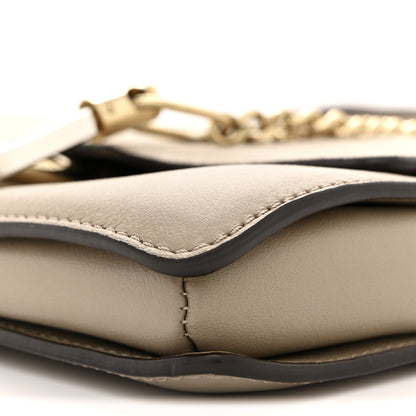 Chloe Suede Calfskin Small Faye Shoulder Bag Motty Grey 10 of 11
