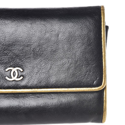 Chanel Calfskin CC Flap Wallet Black 11 of 14