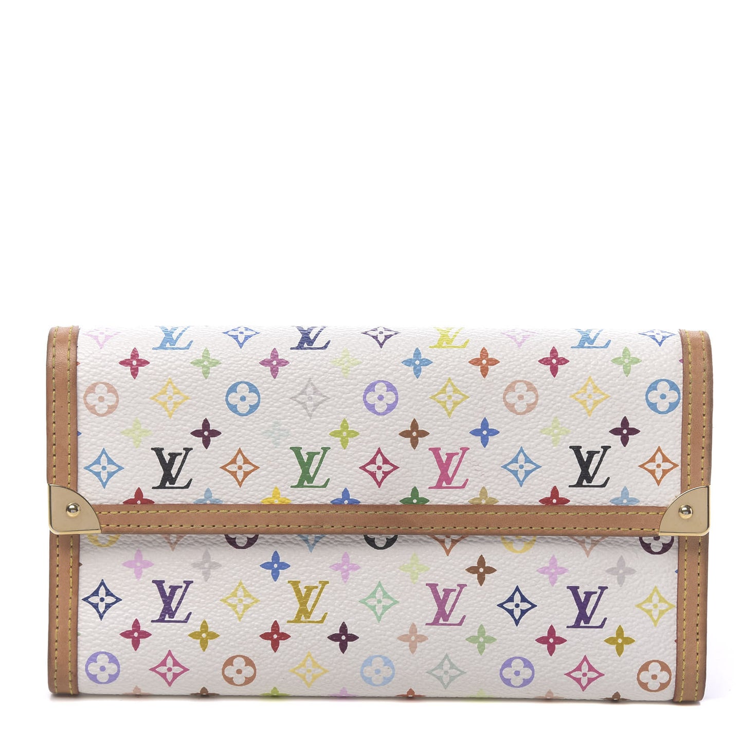 Monogram Multicolor Porte Tresor International Wallet White