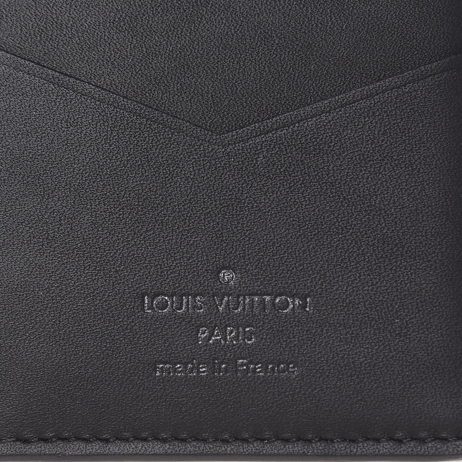 Louis Vuitton Calfskin Monogram Shadow Pocket Organizer Black 6 of 6