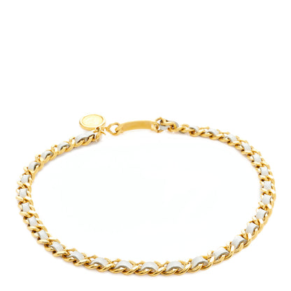 Chanel Lambskin CC Medallion Chain Belt White Gold 2 of 7