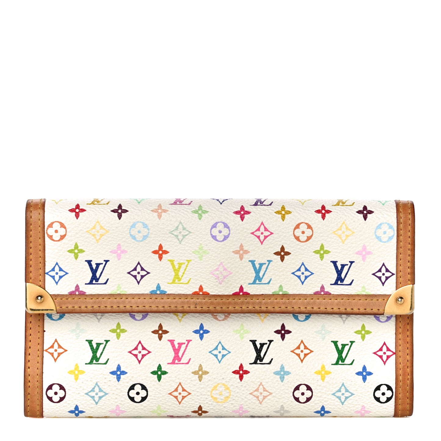 Monogram Multicolor Porte Tresor International Wallet White