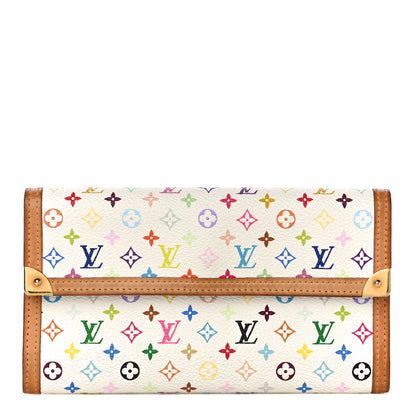 Louis Vuitton Monogram Multicolor Porte Tresor International Wallet White 1 of 23