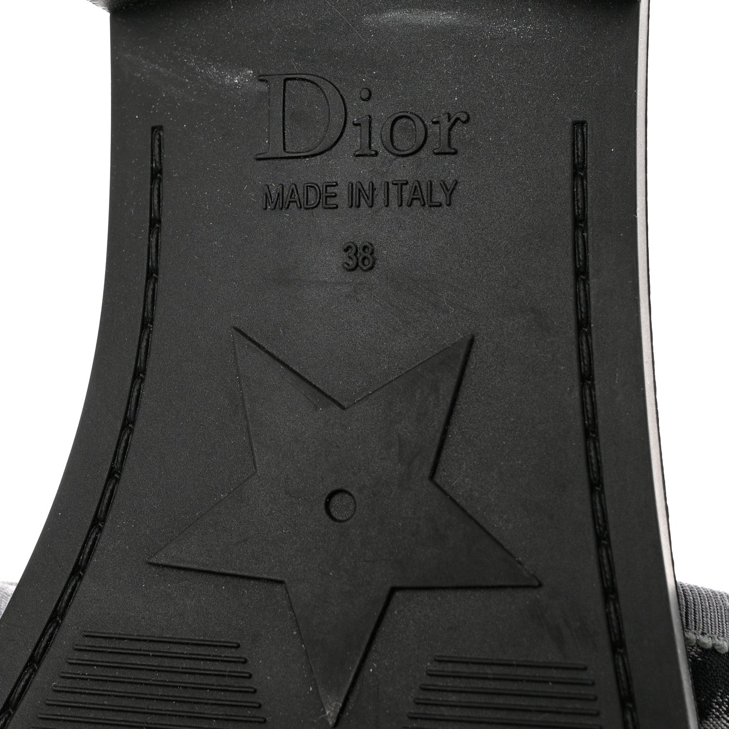 Christian Dior Technical Stretch Fabric Leopard Dio(r)evolution Slide Sandals 38 Grey 8 of 9
